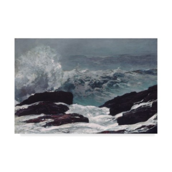 Trademark Fine Art Winslow Homer 'Maine Coast, 1896 ' Canvas Art, 16x24 BL02371-C1624GG